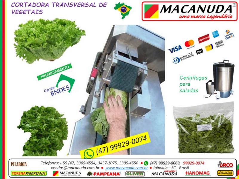 Vendas em Belo Horizonte Máquina Industrial de Cortar Alfaces