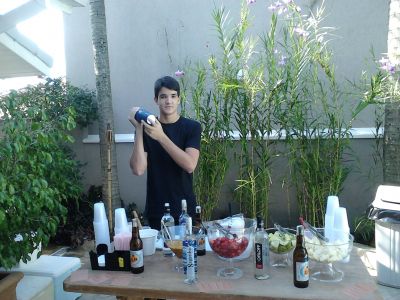 Garçons Jovens e Simpaticos, Bartenders, Recepcionistas, Bar de Caipirinha Completo,.