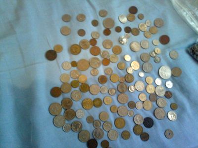 Moédas antigas e de varias países