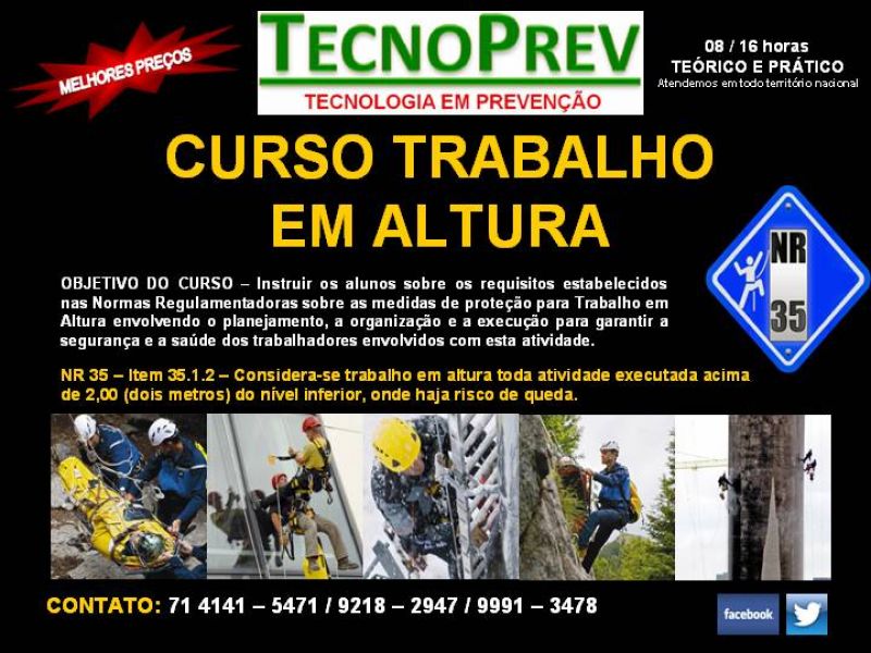 Consultoria em Segurança do Trabalho em Salvador - Tecnoprev