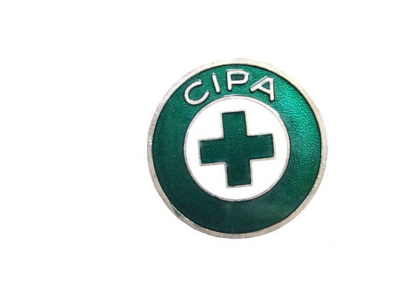 Botton em Metal alto relevo– cipa 2cm