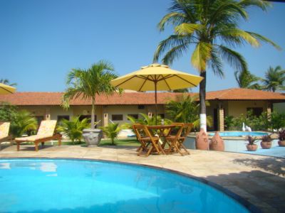 Apartamentos e quartos na Pousada Casa Dona Rosa no paraíso Cumbuco (CE) 