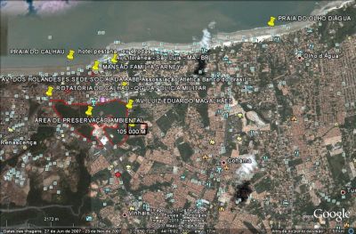 TERRENO EM SÃO LUÍS-MA COM 105.000M² -PREÇO = R$ 52.500.000,00