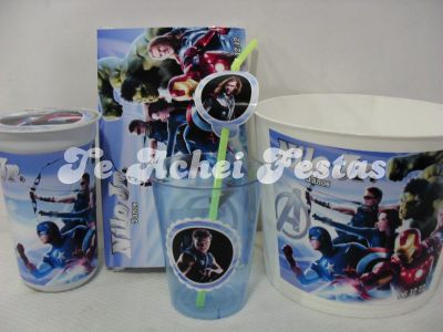 Kit Pipoca Os Vingadores