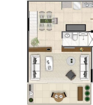 PARK PREMIUM RESORT RESIDENCE - Cobertura Duplex 106,14m²