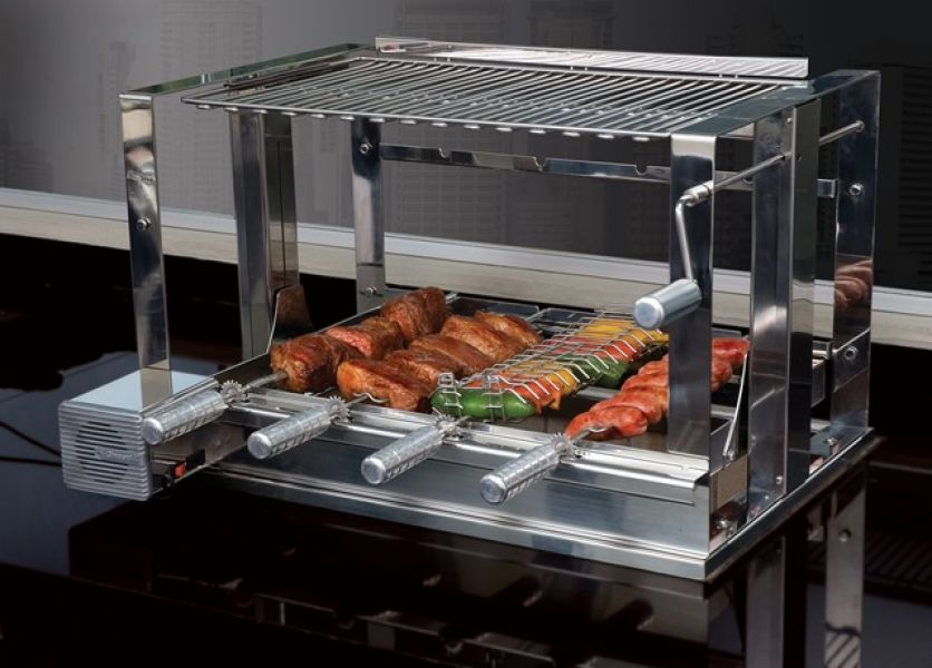 Churrasqueira Elevgrill 584 Inox | Mega-Lazer 