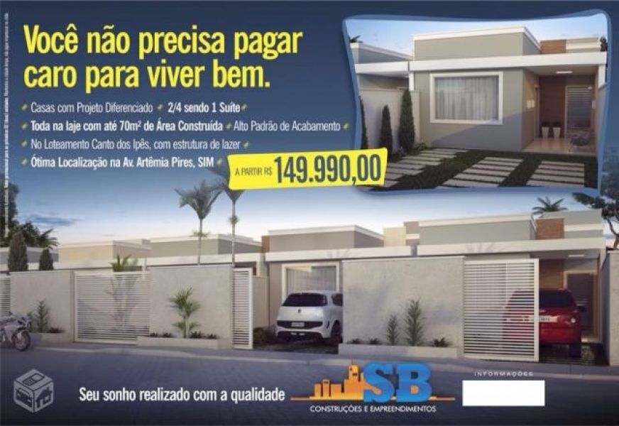 Residencial Canto dos Ipês, Bairro SIM - Feira de Santana-Ba.