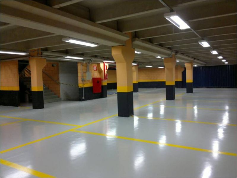 Pintura de Vagas de Deficiente e Revestimento Epóxi