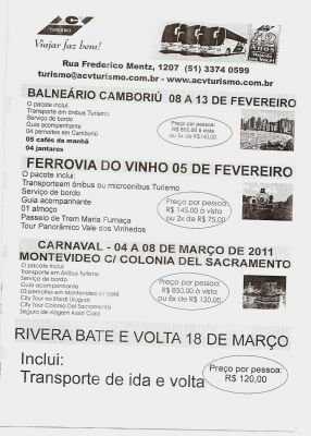 Viagens e Turismo!!!