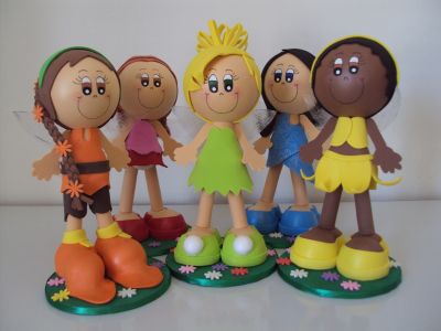 Bonecos e Bonecas em EVA 3D