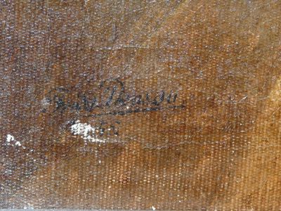 OLEO SOBRE TELA ALEMANHA 1855