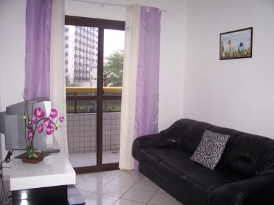 TEMPORADA-Apartamento frente ao mar com piscina - PRAIA GRANDE