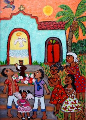 OBRAS DA ARTISTA NAIF CONCEIÇAO SILVA A VENDA COM AJUR SP 