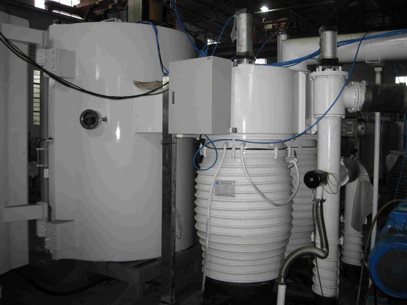 Thermal evaporation metallizer