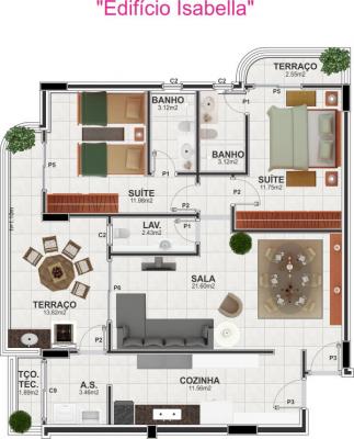 IMOVEIS EM PRAIA GRANDE - LANÇAMENTO NO BOQUEIRAO