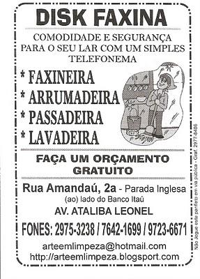 DISK FAXINA