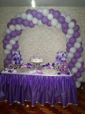 Decoração com balões