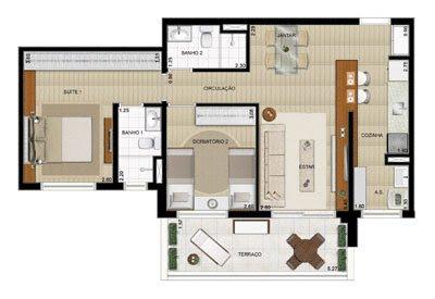 2 ou 3 dorms - Ultimas Unidades
