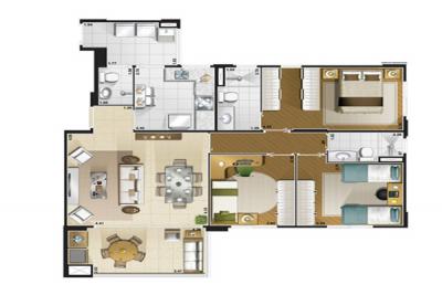 EMPREENDIMENTO L´CQUA CLUB - 91 e 130m² | 2 ou 3 Dorms | 2 ou 3 Suítes - São Bernardo do Campo