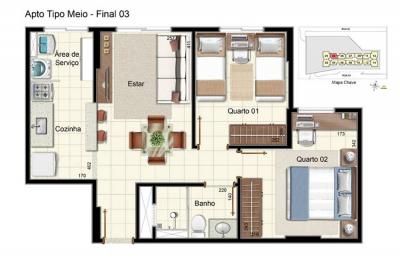 LANÇAMENTOS: 1,2,3 QTS (LAZER COMPLETO E SEGURANÇA)