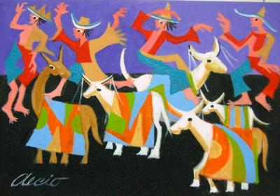 ARTE NAIF DO ARTISTA  AECIO A VENDA COM AJUR SP 