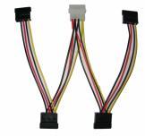 Cabo Sata Força w 4 saidas p/ Duplicadoras