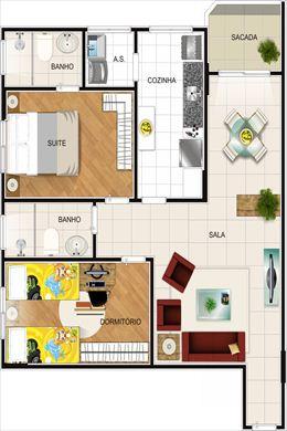 Aptos novos em Praia Grande, 100% financiados no Plano Minha Casa Minha Vida