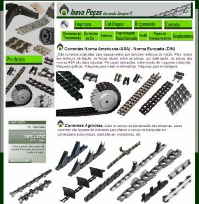 Inova Peças Metalurgica - Correntes - Correntes Especiais - Correntes ABA - Usinagem