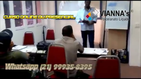 Curso porcelanato líquido 3d com estágio em obra Rio de Janeiro   