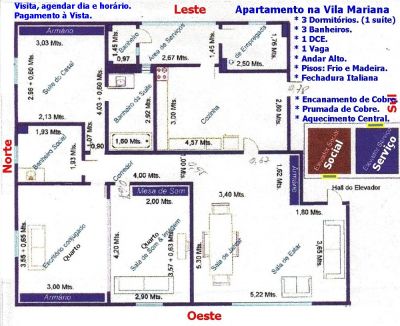 APARTAMENTO DE 3 DORMTS. E 1 VAGA NA VILA MARIANA