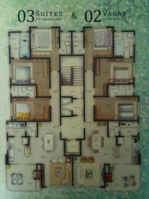 Apto 03 suites 60 metros da praia no Centro Itapema SC