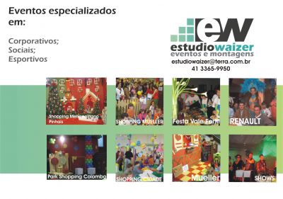 ESTUDIO WAIZER Montagens e Eventos, Stands, Lojas, Arquitetura Promocional.