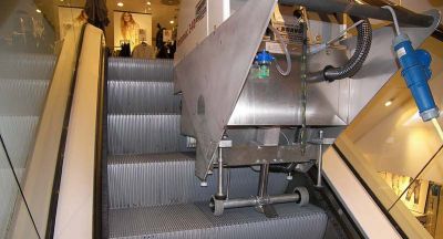 ELIMINA RISCOS EM CABINES DE ELEVADORES E ESCADAS ROLANTES