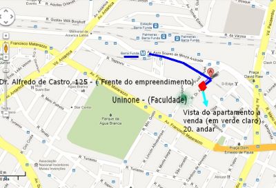 2 dormts - 1 Vg - Próx. PUC, Metro barra Funda - entrega jan/2013 - 130mil entrada