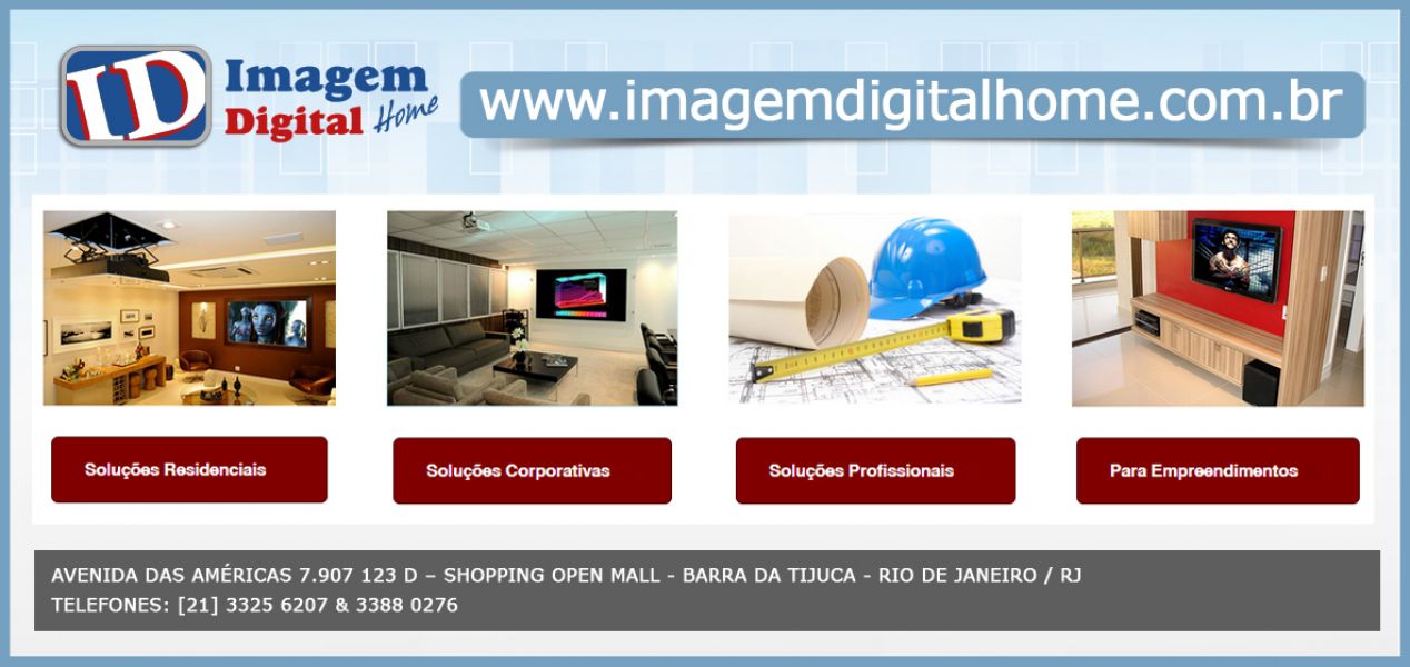 Imagem Digital Home - Projeto de Home Theater, Automação de Ambientes, Áudio e Vídeo