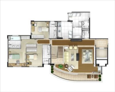 Vendo COBERTURA DUPLEX no CRYSTAL CAMPO BELO / 235m² / 4 suites