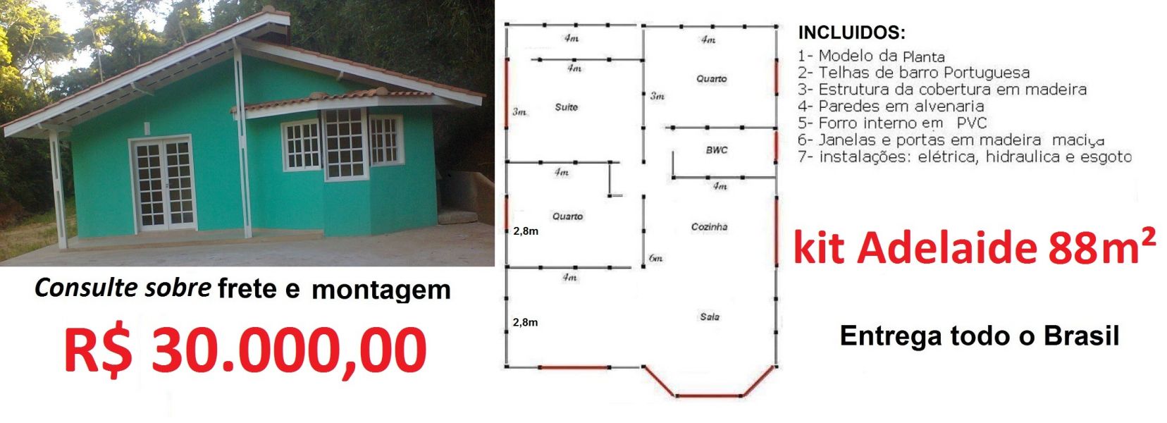 Casas Prefabricadas e Convencionais