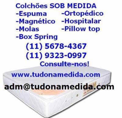 Colchao sob medida fabrica de colchão (11) 5678-4367