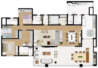 Apto Galleria Moóca Novo Pronto 4 Dorms(2 Suítes) ou 3 Suítes 3 ou 4 Vagas 210m²
