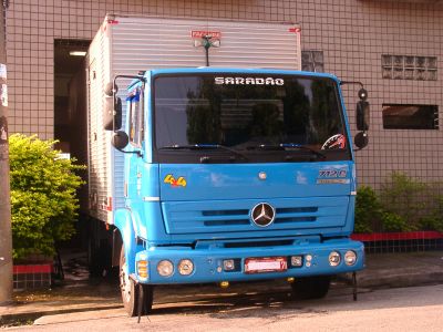 VENDO TROCO CAMINHÃO BAÚ MB 712C-ELETRONIC-2001-RARIDADE