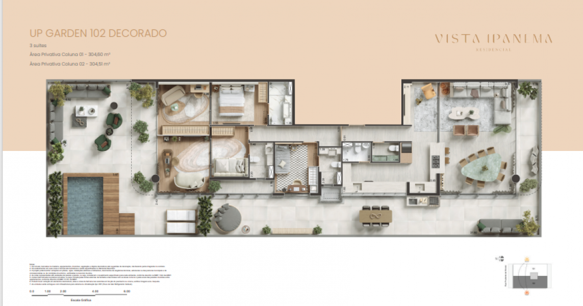 Lançamento Ipanema apartamentos meio andar ou andar inteiro