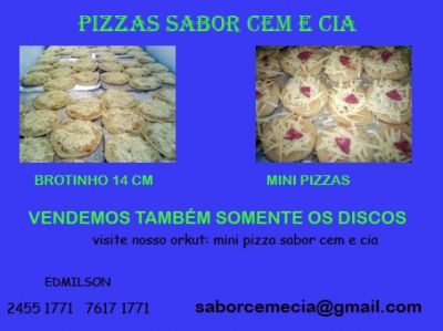 pizzas brotinhos