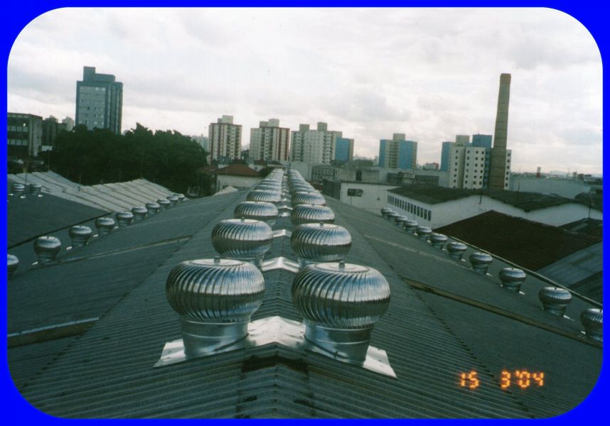 Exaustores Eólicos 24' - Sistemas de Exaustão Eólica e Eolétrico