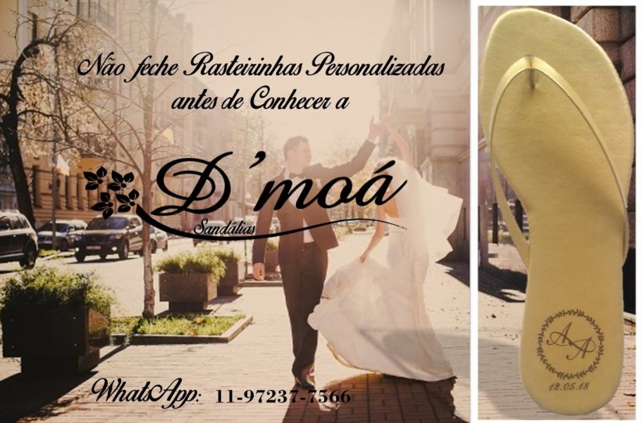 Rasteirinhas personalizadas 