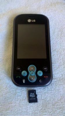 LG Messenger GT360 Azul + Desbloqueado + Cartao 2GB  AceitoTrocas 