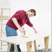 COLOCAÇÃO DE PAPEL  DE  PAREDE