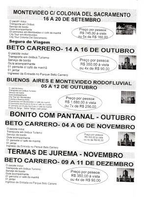 Viagens e Turismo!!!