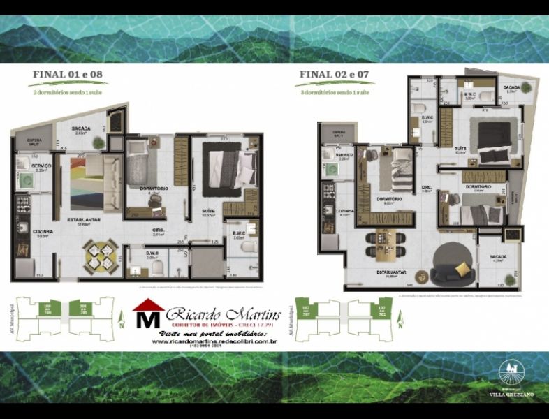 Residencial Villa Grezzano Centro Siderópolis apartamento venda