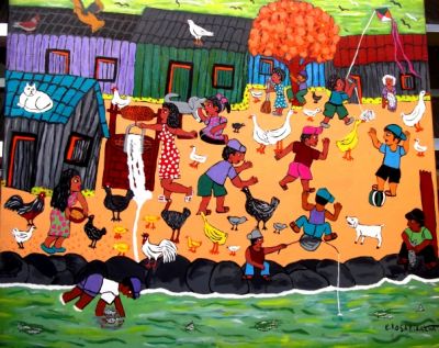 OBRAS DA ARTISTA NAIF ROSARIA SILVA A VENDA COM AJUR SP 