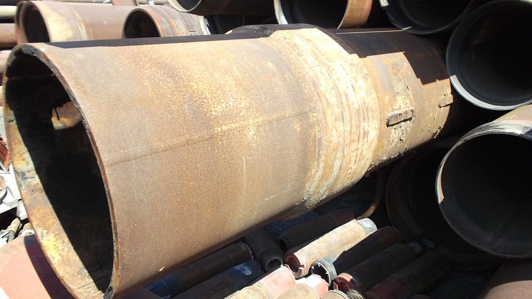 18 ton de tubos de aço de 30 x 1,5 pol